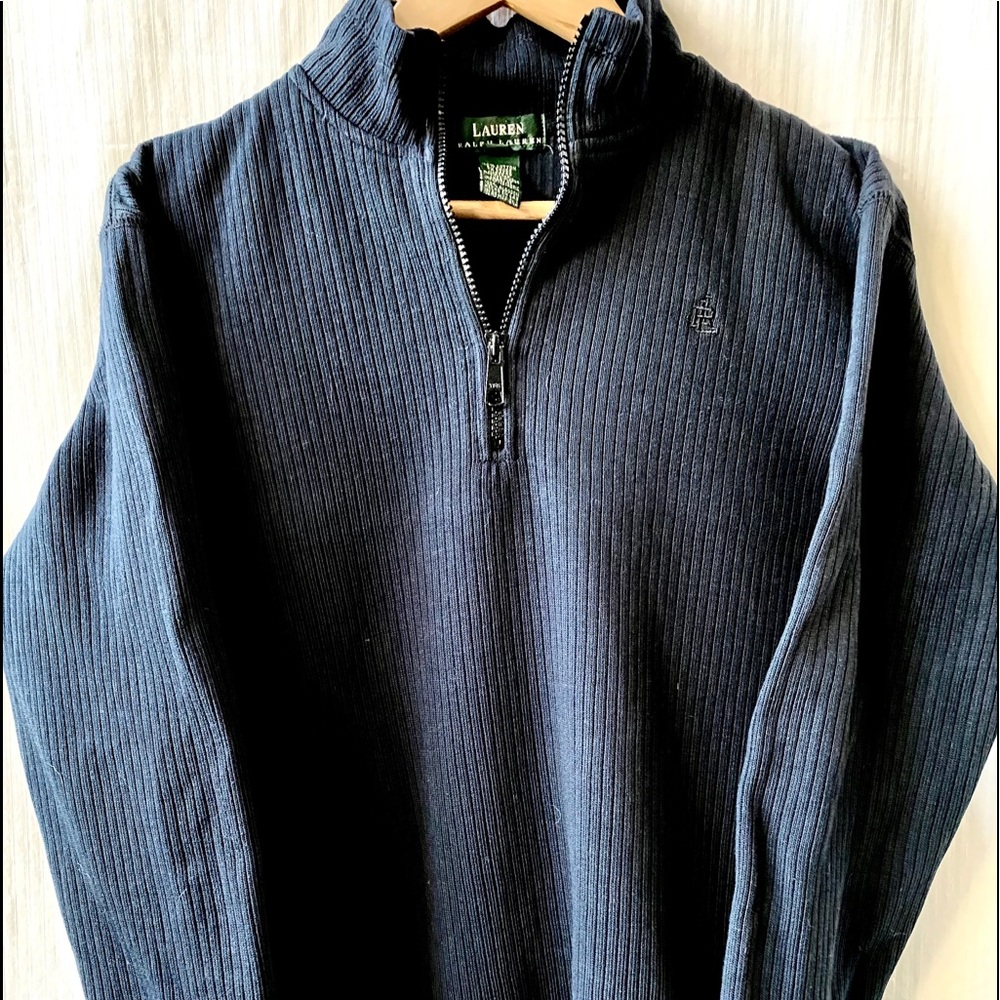Lauren Ralph Lauren Women’s Ribbed Zip Up Sweater